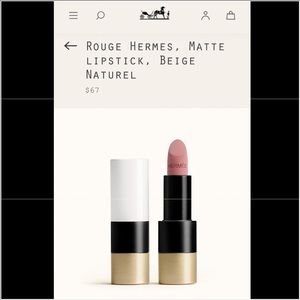 Rouge Hermes Matte lipstick _ Beige Naturel